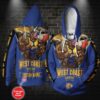 Personalized 3D Hoodie West Coast Eagles Afl Custom Name 3D All Over Printed Hoodie - ce55b37c1171