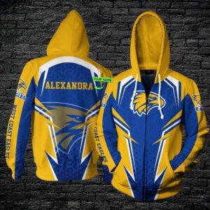 Personalized 3D Hoodie West Coast Eagles Custom Name 3D All Over Printed Hoodie - 073418e4c2dd