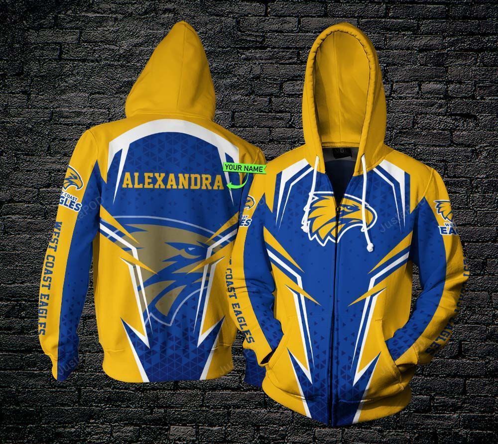 Personalized 3D Hoodie West Coast Eagles Custom Name 3D All Over Printed Hoodie - 073418e4c2dd Personalized 3D Hoodie West Coast Eagles Custom Name 3D All Over Printed Hoodie - 073418e4c2dd