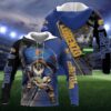 Personalized 3D Hoodie West Coast Eagles Custom Name 3D All Over Printed Hoodie - c8e8acfd3c03