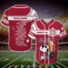 Personalized Alabama Crimson Tide Ncaa1 Snoopy College Football Playoff 21-22 Baseball Jersey Shirt