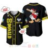 Personalized Angry Donald Duck Disney All Over Print Black Baseball Jersey