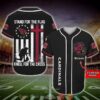 Personalized Arizona Cardinals Nfl Stand For The Flag Baseball Jersey Shirt