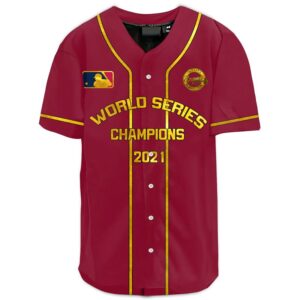 Personalized Atlanta Braves World Series Champion 2021 Baseball Jersey