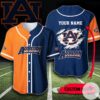 Personalized Auburn Tigers Baseball Jersey Shirt