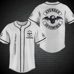 Personalized Avenged Sevenfold Custom Baseball Jersey