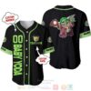 Personalized Baby Yoda Disney All Over Print Black Baseball Jersey