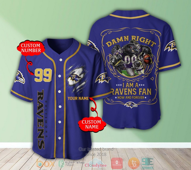 Personalized Baltimore Ravens Nfl I Am A Ravens Fan Baseball Jersey Shirt Personalized Baltimore Ravens Nfl I Am A Ravens Fan Baseball Jersey Shirt