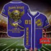 Personalized Baltimore Ravens Nfl Wings Skull Baseball Jersey Shirt