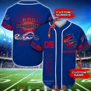 Personalized Buffalo Bills Nfl Baseball Jersey Shirt