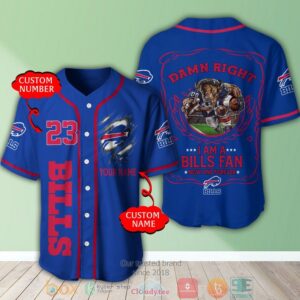Personalized Buffalo Bills Nfl I Am A Bills Fan Baseball Jersey Shirt
