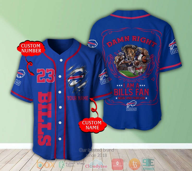 Personalized Buffalo Bills Nfl I Am A Bills Fan Baseball Jersey Shirt Personalized Buffalo Bills Nfl I Am A Bills Fan Baseball Jersey Shirt
