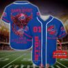 Personalized Buffalo Bills Nfl Wings Skull Baseball Jersey Shirt