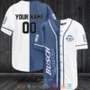 Personalized Busch Light Custom White Blue Baseball Jersey