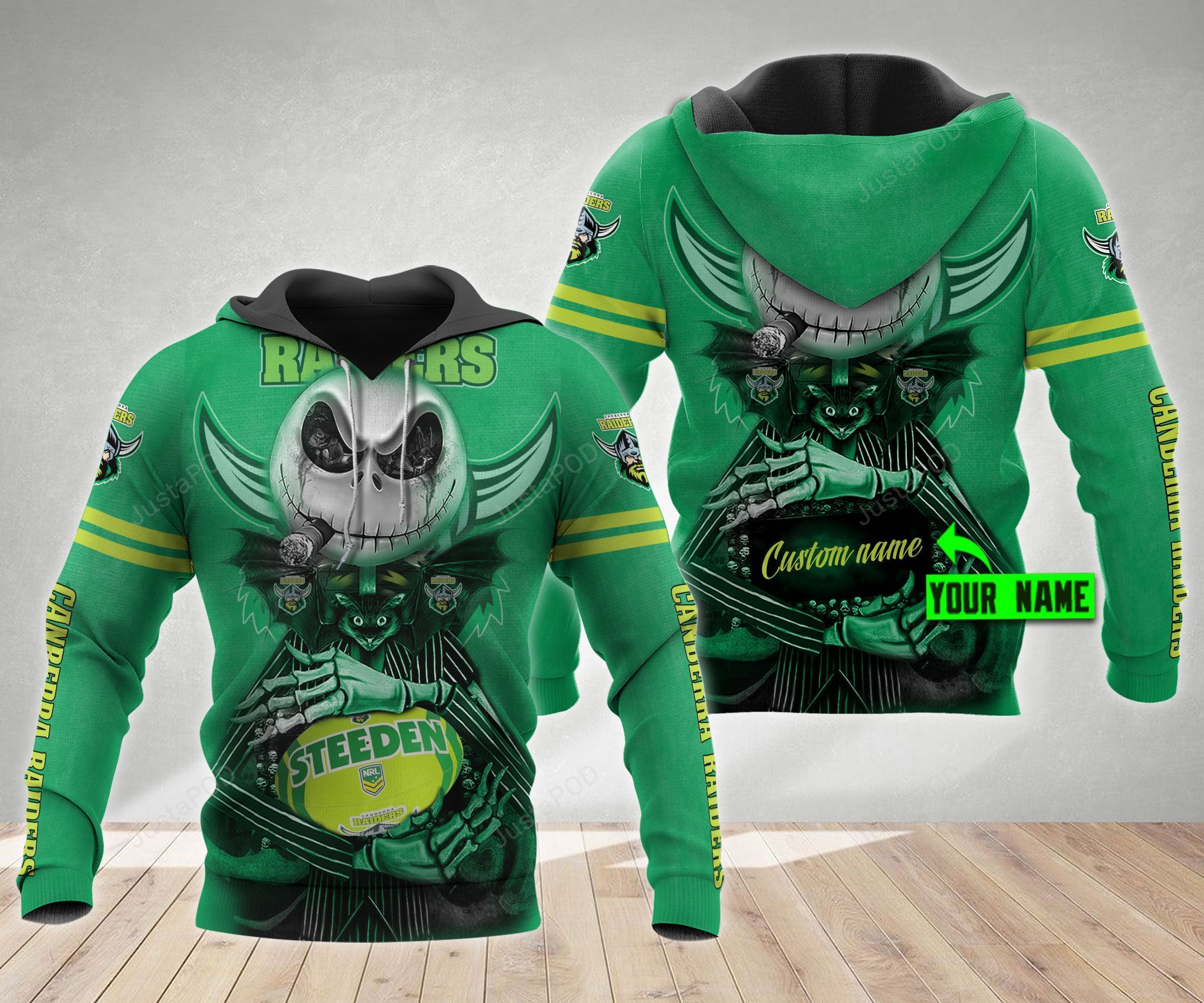 Personalized Canberra Raiders 3D Hoodie Nrl 3D Hoodie Jack Skellington Custom Name 3D All Over Printed Hoodie - 7960f123c6bb Personalized Canberra Raiders 3D Hoodie Nrl 3D Hoodie Jack Skellington Custom Name 3D All Over Printed Hoodie - 7960f123c6bb