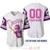 Personalized Cheshire Cat Disney All Over Print Pinstripe White Baseball Jersey