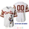Personalized Chipmunks Chip & Dale All Over Print Pinstripe White Baseball Jersey