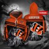 Personalized Cincinnati Bengals 3D Hoodie Custom Name 3D All Over Printed Hoodie - 586b5505796a
