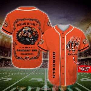 Personalized Cincinnati Bengals Mascot Nfl Baseball Jersey Shirt