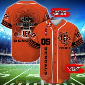 Personalized Cincinnati Bengals Nfl Baseball Jersey Shirt