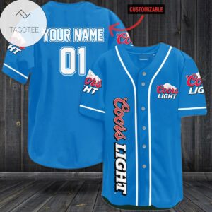 Personalized Coors Light Logo Baseball Jersey Shirt