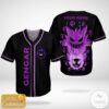 Personalized Customized Pokemon Gengar Baseball Jersey