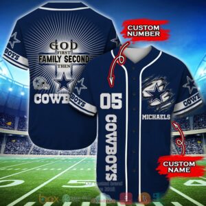 Personalized Dallas Cowboys Nfl Baseball Jersey Shirt