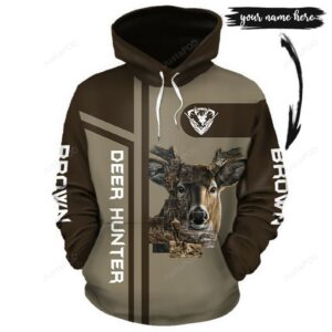 Personalized Deer Hunter 3d Hoodie For Men For Women - b8ddb94bfe75