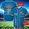 Personalized Detroit Lions Nfl God First Family Second Then Baseball Jersey Shirt