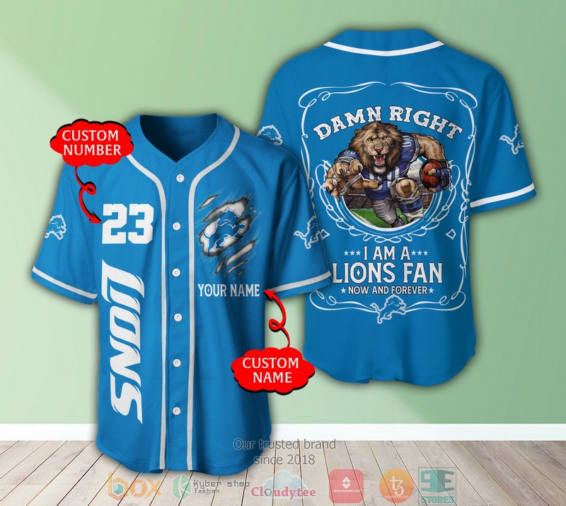 Personalized Detroit Lions Nfl I Am A Lions Fan Baseball Jersey Shirt Personalized Detroit Lions Nfl I Am A Lions Fan Baseball Jersey Shirt