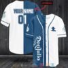 Personalized Don Julio Custom White Blue Baseball Jersey