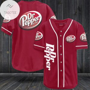 Personalized Dr Pepper Est 1885 Logo Baseball Jersey Shirt