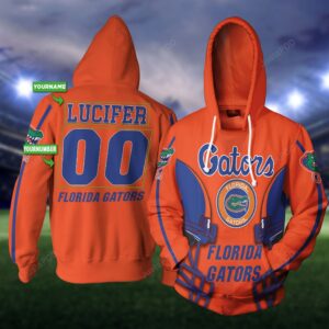 Personalized Florida Gators 3D Hoodie Custom Name 3D All Over Printed Hoodie - 5e8d5135d5dd