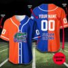 Personalized Florida Gators Custom Baseball Jersey