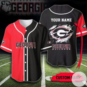 Personalized Georgia Bulldogs Shirt Baseball Jerseys