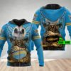 Personalized Gold Coast Titans 3D Hoodie Nrl 3D Hoodie Jack Skellington Custom Name 3D All Over Printed Hoodie - 8d019449b21a
