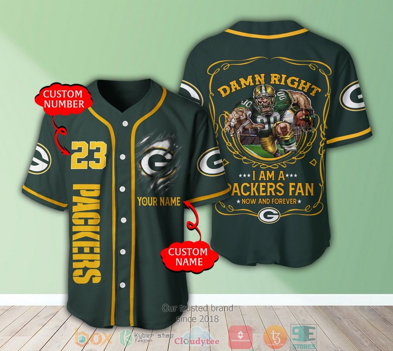 Personalized Green Bay Packers Nfl I Am A Packers Fan Baseball Jersey Shirt Personalized Green Bay Packers Nfl I Am A Packers Fan Baseball Jersey Shirt