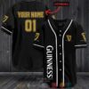 Personalized Guinness Custom Black Baseball Jersey