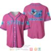 Personalized Happy Stitch Disney Pink Baseball Jersey
