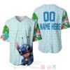Personalized Hawaiian Stitch Flowery Pattern All Over Print  Baseball Jersey