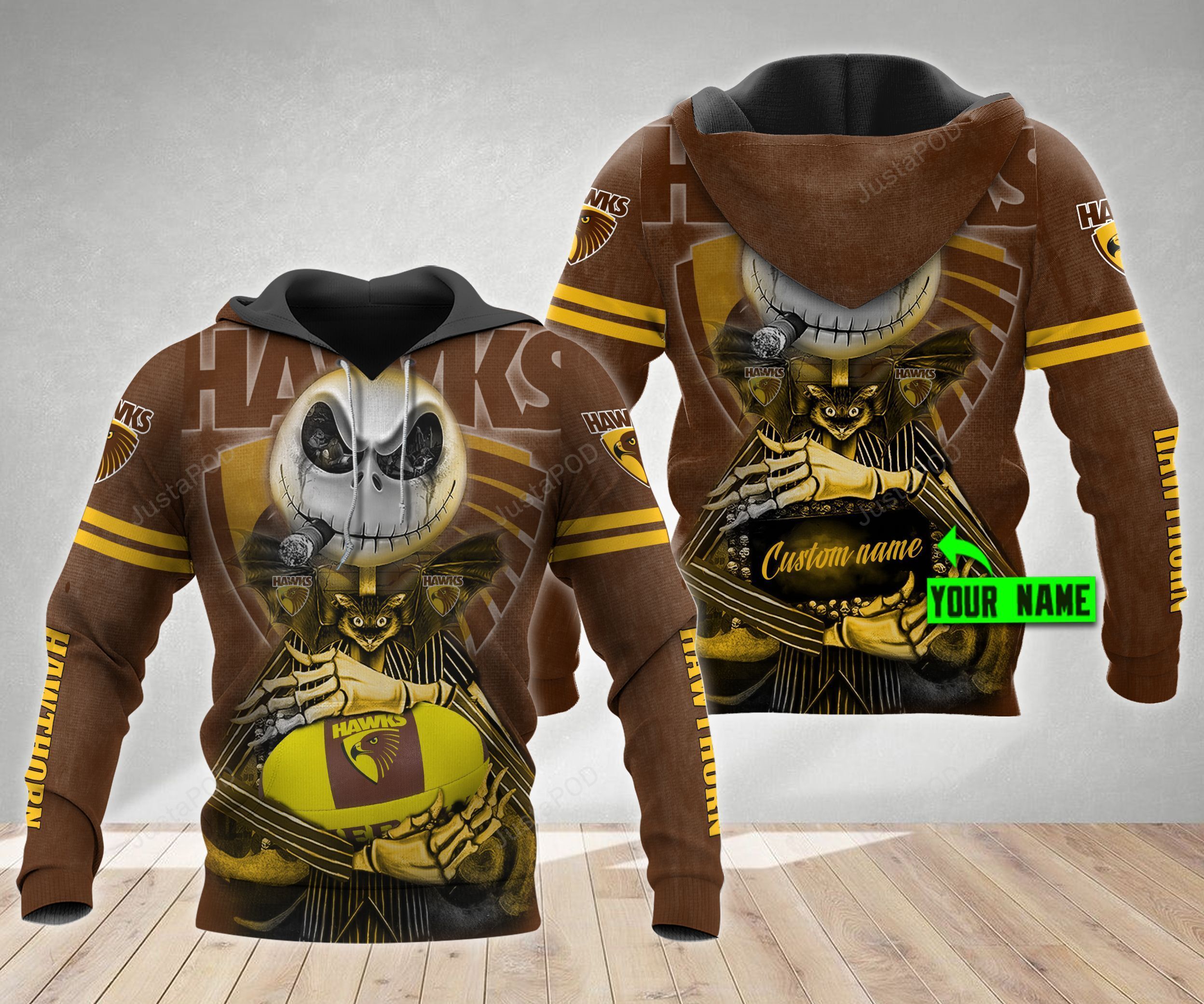 Personalized Hawthorn Football Club 3D Hoodie Afl 3D Hoodie Jack Skellington Custom Name 3D All Over Printed Hoodie - d90e2335c8a7 Personalized Hawthorn Football Club 3D Hoodie Afl 3D Hoodie Jack Skellington Custom Name 3D All Over Printed Hoodie - d90e2335c8a7