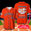 Personalized Houston Astros Custom Baseball Jersey