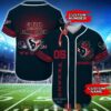 Personalized Houston Texans Nfl God First Family Second Then Baseball Jersey Shirt
