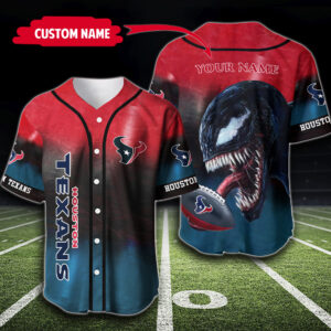 Personalized Houston Texans Venom Baseball Jersey