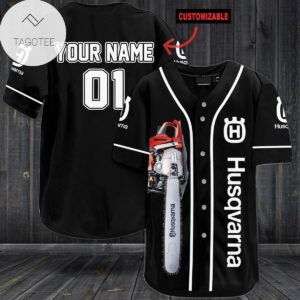 Personalized Husqvarna Baseball Jersey Shirt