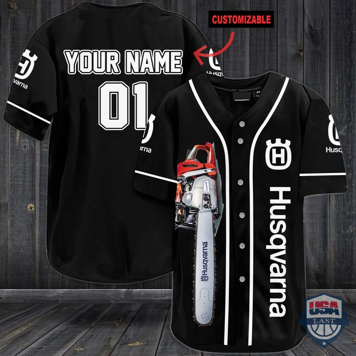 Personalized Husqvarna Baseball Jersey Shirt Personalized Husqvarna Baseball Jersey Shirt