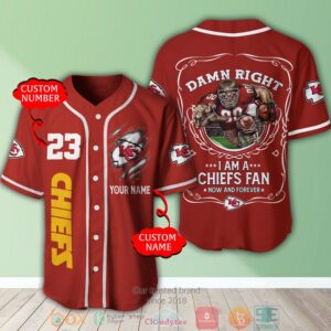 Personalized Kansas City Chiefs Nfl Baseball Jersey Shirt