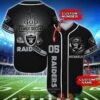 Personalized Las Vegas Raiders Nfl God First Family Second Then Baseball Jersey Shirt