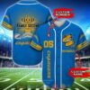 Personalized Los Angeles Chargers Nfl God First Family Second Then Baseball Jersey Shirt
