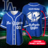 Personalized Los Angeles Dodgers Custom Baseball Jersey Shirt